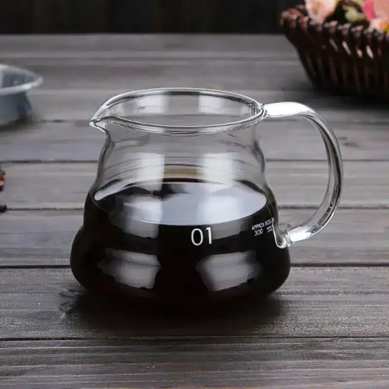 Carafe à Café en Verre Élégante 600ML - Design Moderne - vue 4
