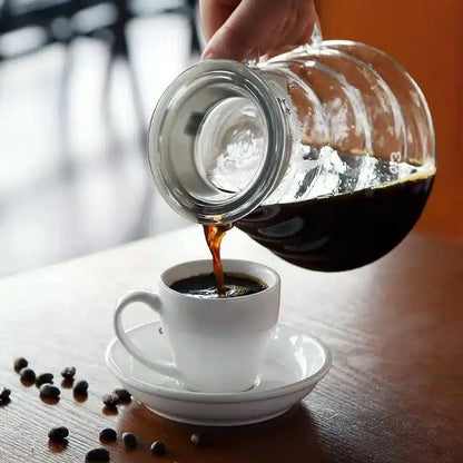 Carafe à Café en Verre Élégante 600ML - Design Moderne - vue 5