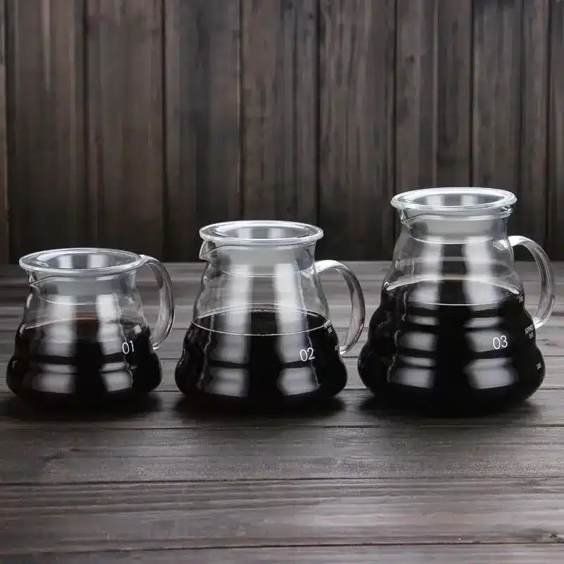 Carafe à Café en Verre Élégante 600ML - Design Moderne - vue 1