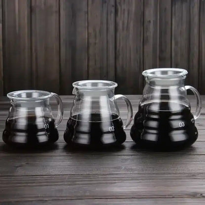 Carafe à Café en Verre Élégante 600ML - Design Moderne - vue 1