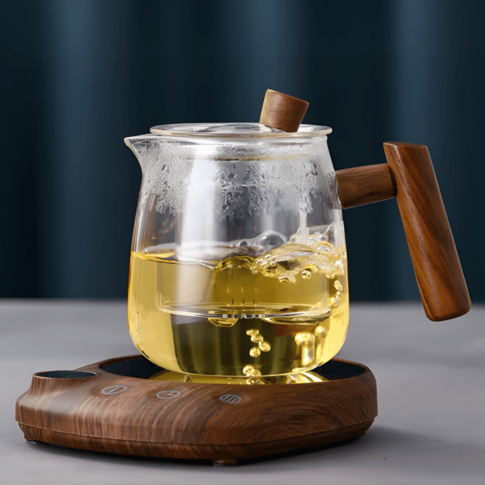 Chauffe-Tasse Bois 100°C – vue 1 – L'Atelier Café