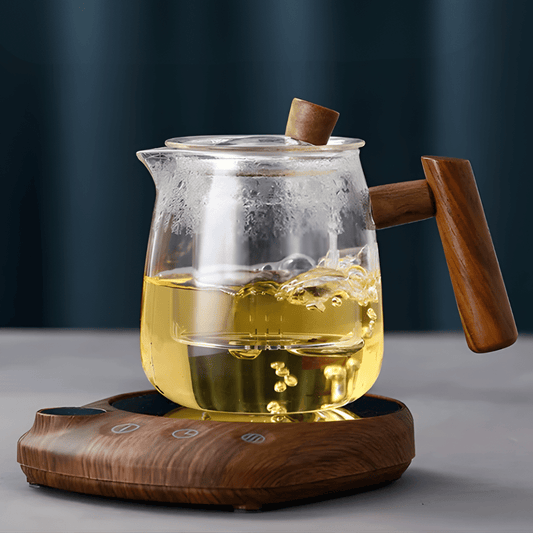 Chauffe-Tasse Bois 100°C – vue 1 – L'Atelier Café