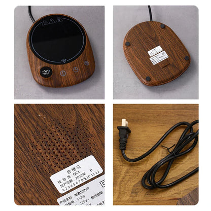 Chauffe-Tasse Bois 100°C – vue 7 – L'Atelier Café