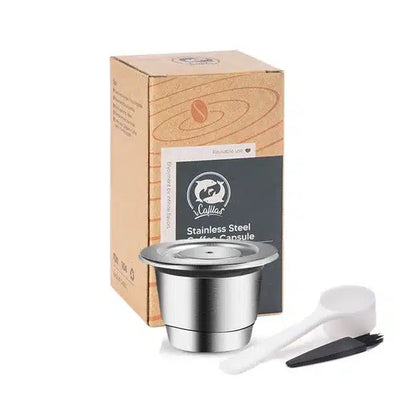 Coffret Capsules Nespresso en Acier Inoxydable Écologiques 2 Pièces - vue 1