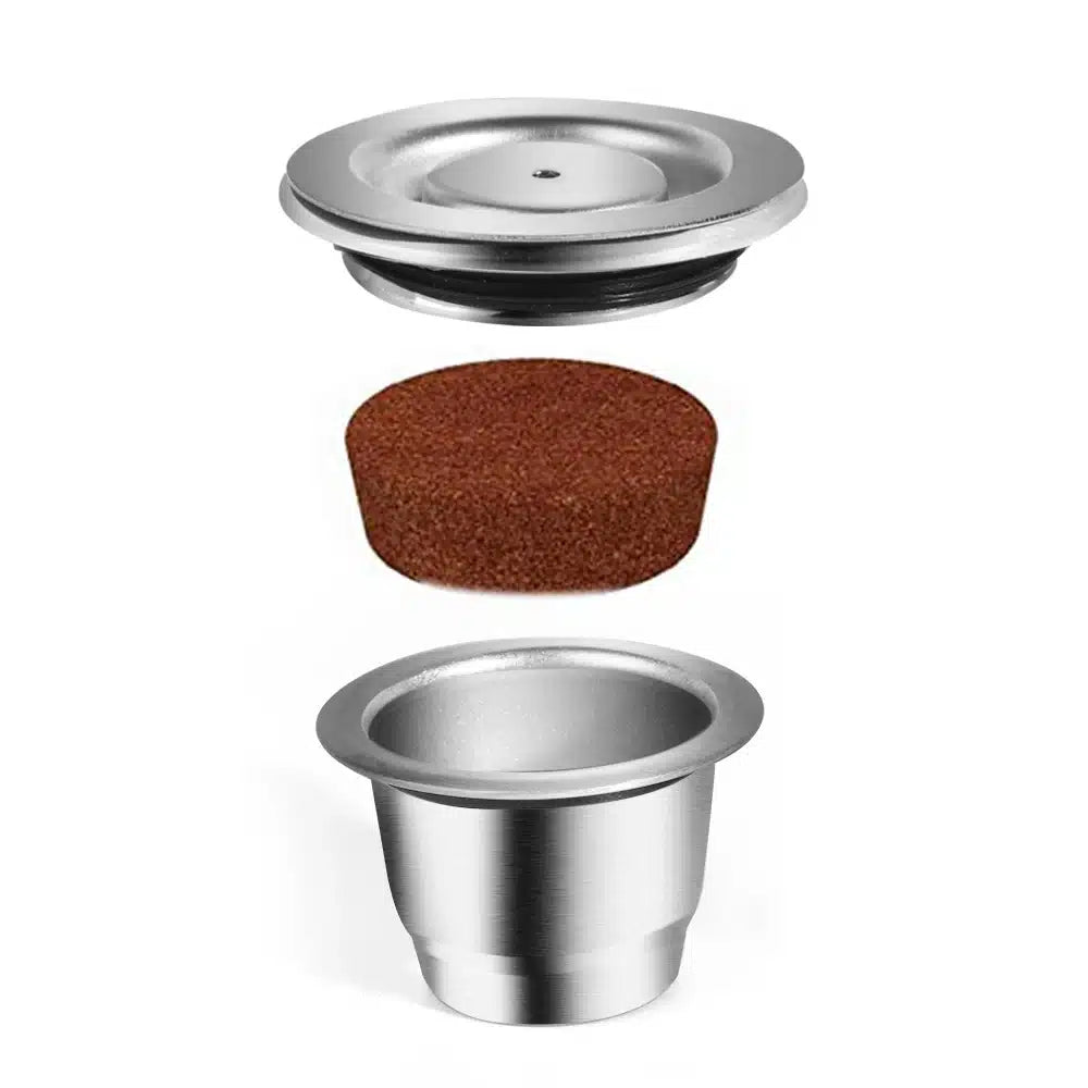 Coffret Capsules Nespresso en Acier Inoxydable Écologiques 2 Pièces - vue 2