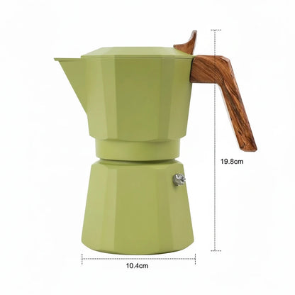 Cafetière Italienne Moka en Aluminium Coloré 2 ou 4 Tasses - vue 6