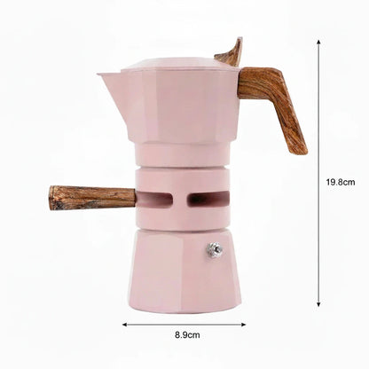 Cafetière Italienne Moka en Aluminium Coloré 2 ou 4 Tasses - vue 5
