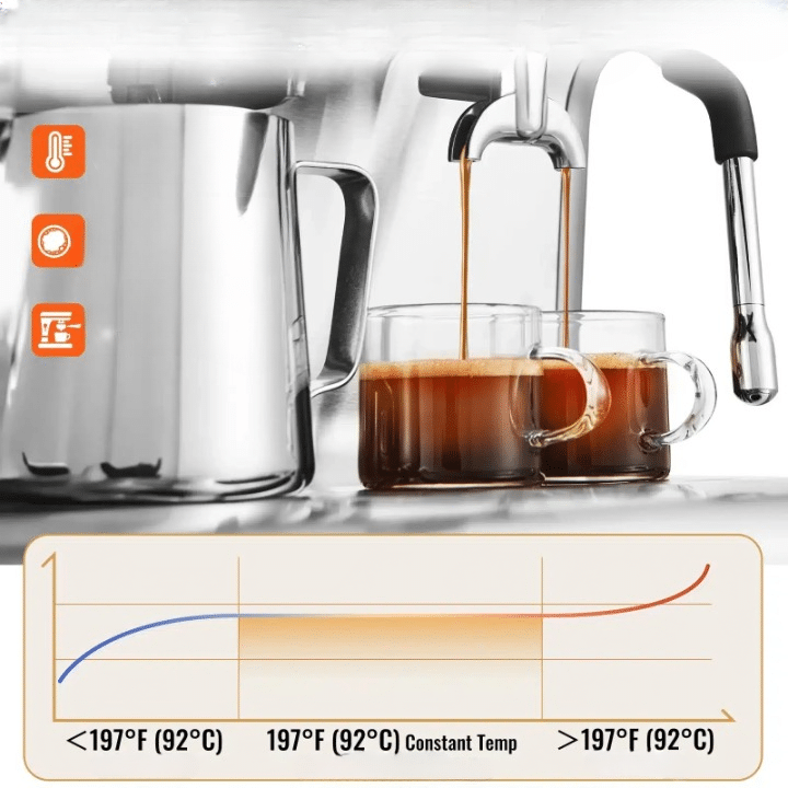 Distributeur Automatique de Café en Acier Inoxydable avec Broyeur Intégré - vue 2
