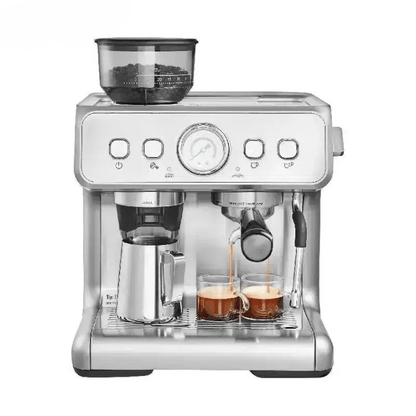 Distributeur Automatique de Café en Acier Inoxydable avec Broyeur Intégré - vue 4