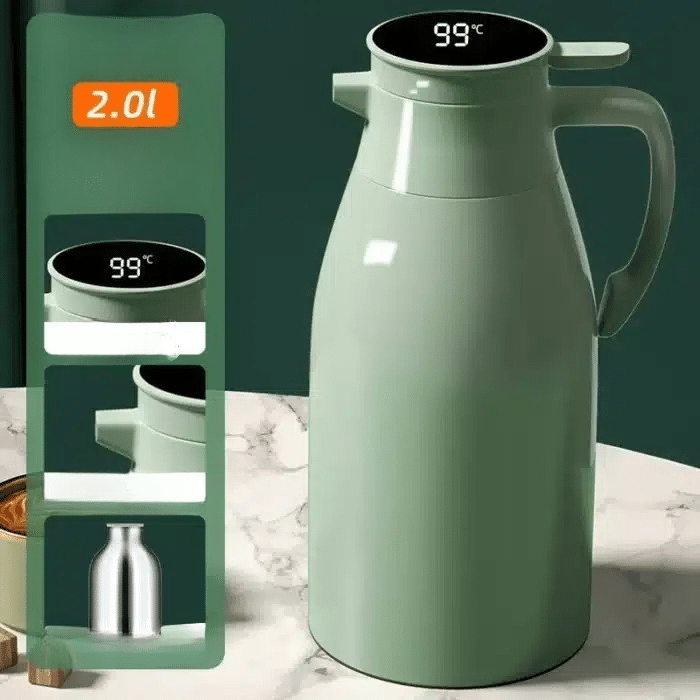Distributeur de Café Isotherme en Verre avec Affichage Numérique 1L - vue 1