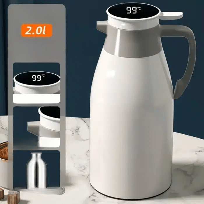 Distributeur de Café Isotherme en Verre avec Affichage Numérique 1L - vue 3