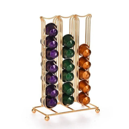 Distributeur Pratique en Acier pour Capsules Nespresso - Accès Facile - vue 1