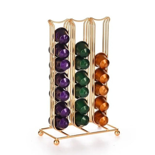 Distributeur Pratique en Acier pour Capsules Nespresso - Accès Facile - vue 1