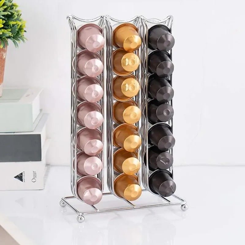 Distributeur Pratique en Acier pour Capsules Nespresso - Accès Facile - vue 3