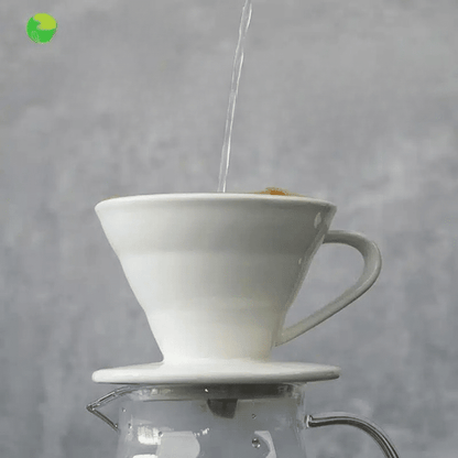 Dripper V60 en Céramique Design Épuré pour Café Parfait - vue 6