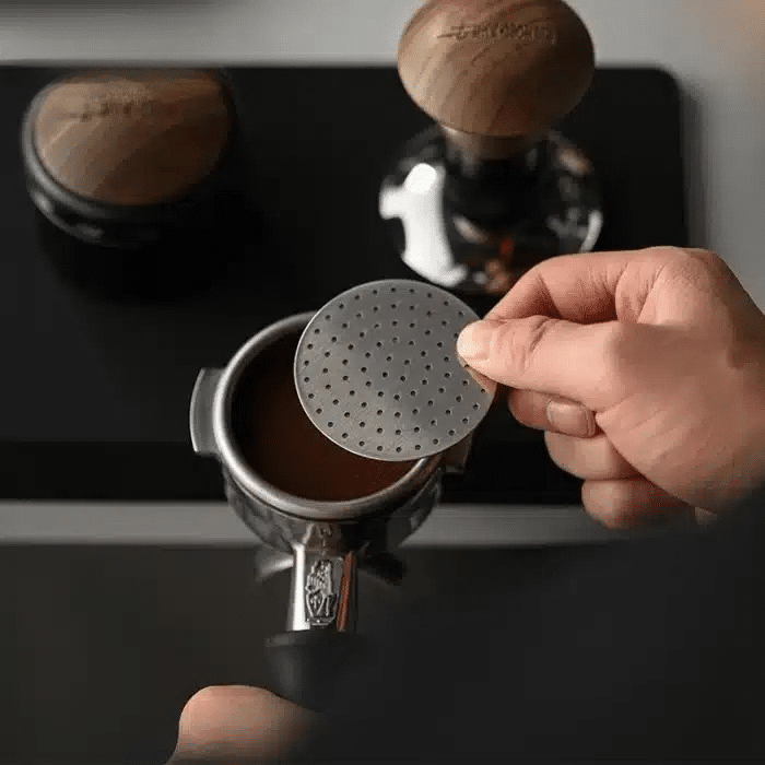 Écran de Rondelle d'Espresso en Acier Inoxydable Ultra-Fin 0,8MM - vue 1