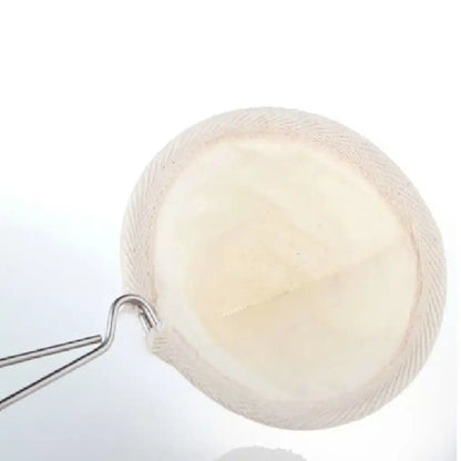Filtre à Café Réutilisable en Coton Bio Écologique avec Poignée Inox - vue 4