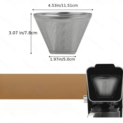 Filtre à Café Permanent en Acier Inoxydable pour Cafetière Ninja 304 - vue 6
