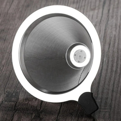 Cafetière Manuelle en Verre avec Filtre Réutilisable 600ML - vue 2