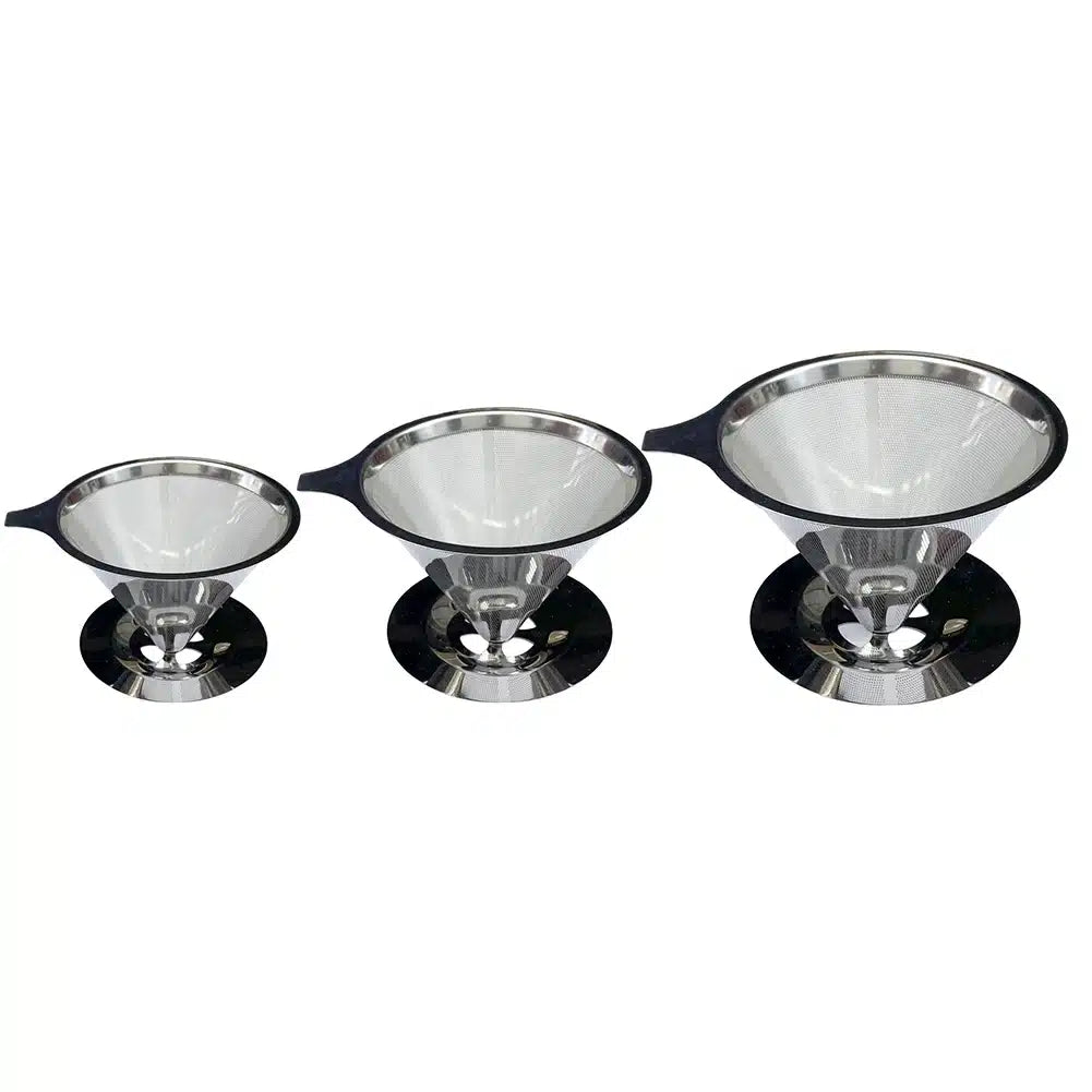 Filtre à Café Réutilisable en Acier Inoxydable Goût Intense 304 - vue 1