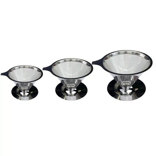 Filtre à Café Réutilisable en Acier Inoxydable Goût Intense 304 - vue 1