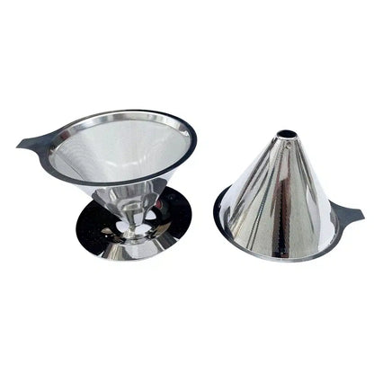 Filtre à Café Réutilisable en Inox Écologique et Pratique 1 Pièce - vue 3