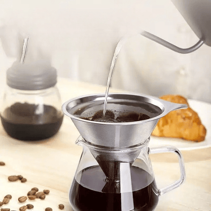Filtre Chemex en Acier Inoxydable Réutilisable - Durable et Écologique - vue 1
