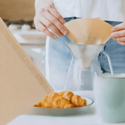 Filtres à Café en Papier Écologique 40 Pièces - Adaptables 2 Tailles - vue 5