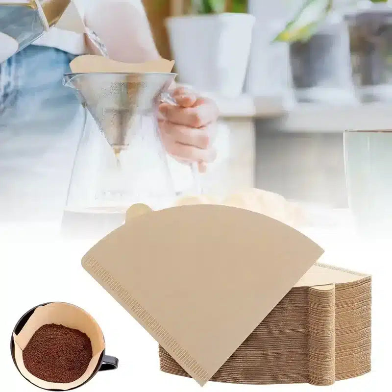 Filtres à Café en Papier Écologique 40 Pièces - Adaptables 2 Tailles - vue 1