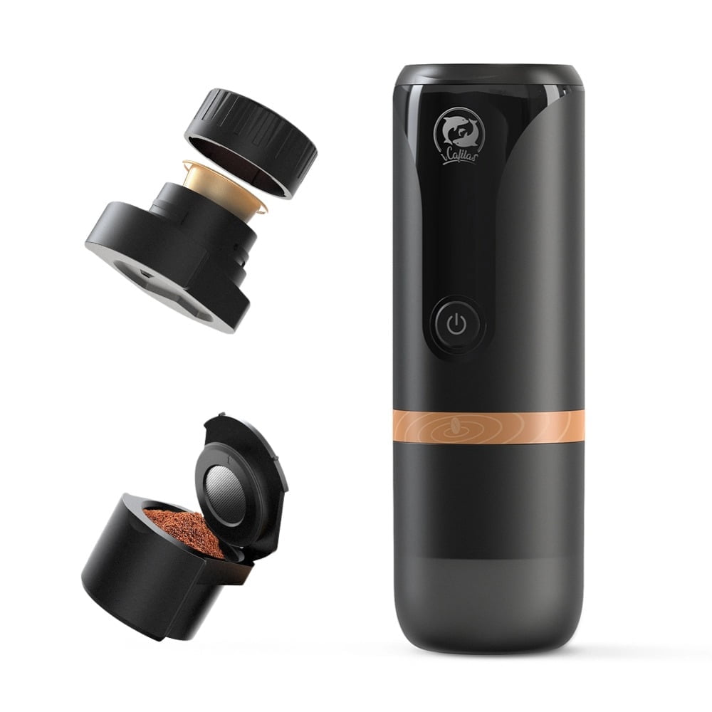 Machine à café italienne Portable en Acier Inoxydable 250ML