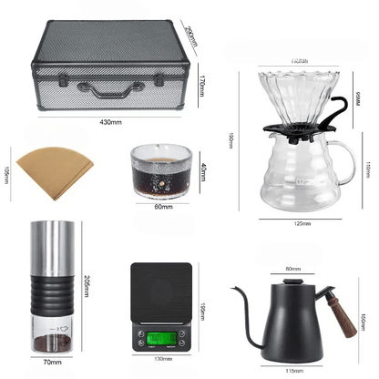 Kit Café Complet en Acier Inoxydable - 6 Pièces Essentielles - vue 2