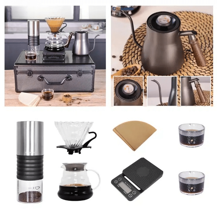 Kit Café Complet en Acier Inoxydable - 6 Pièces Essentielles - vue 4