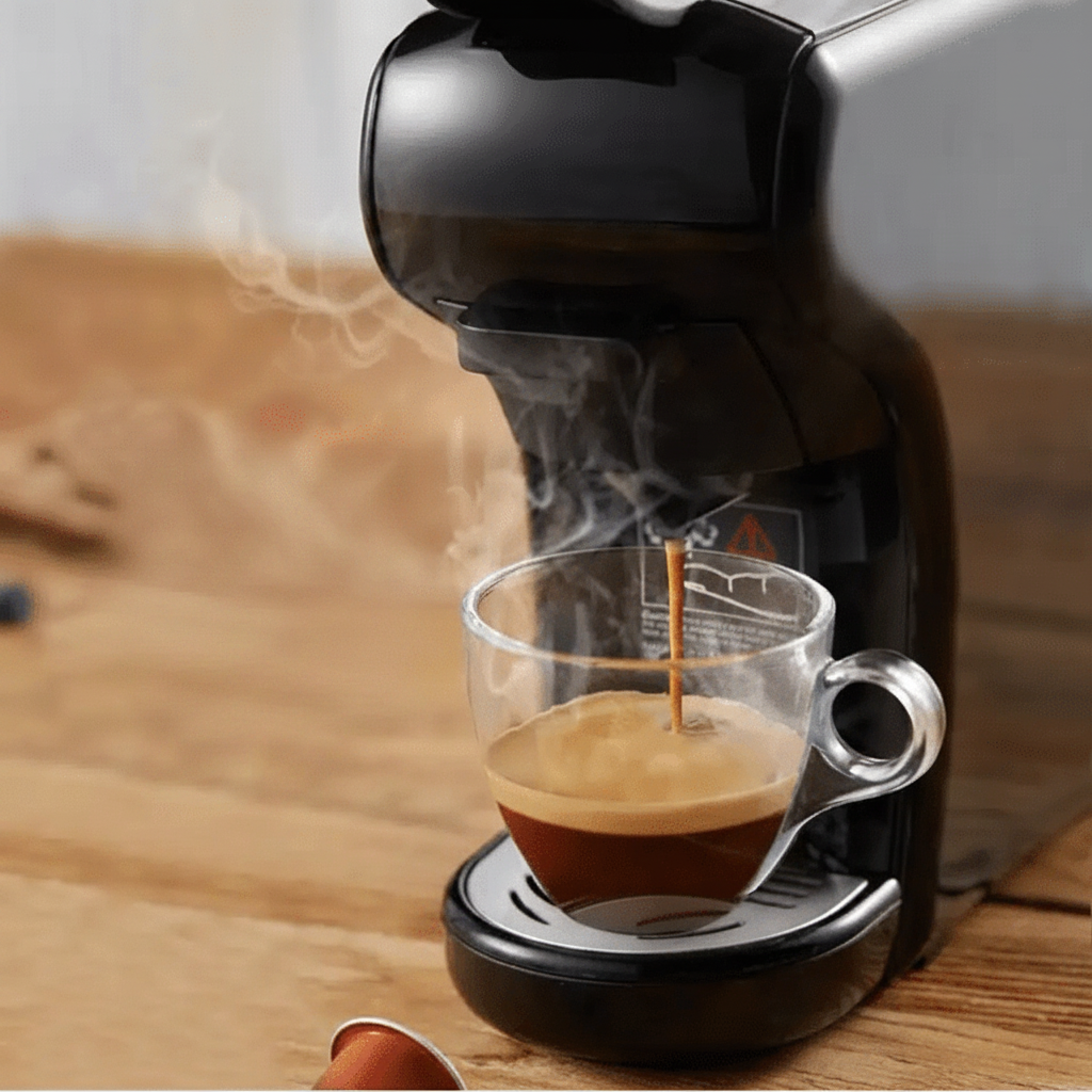 Machine à Café Bureau Compacte Système à Capsules 5-10 Tasses - vue 1