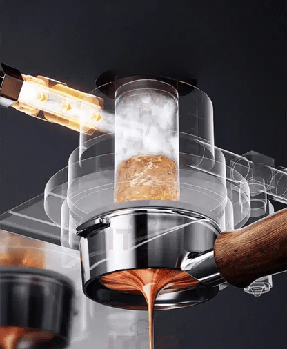 Machine à Café Espresso Italienne 6 Tasses avec Contrôle de Température - vue 3