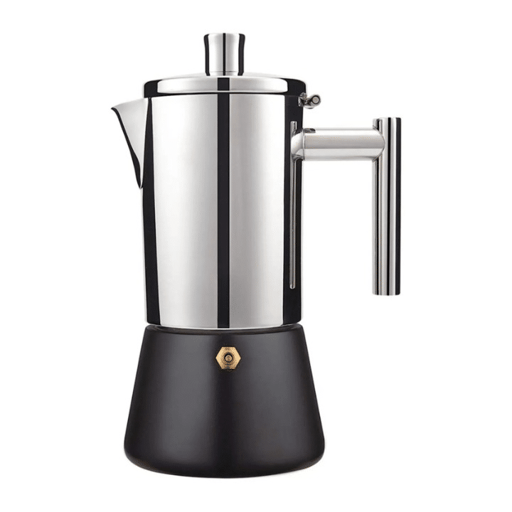 Cafetière Moka Italienne en Acier Inox 4 Tasses - vue 1