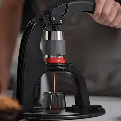 Machine à Café Manuelle en Acier Inoxydable Espresso Professionnel - vue 2