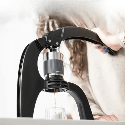Machine à Café Manuelle en Acier Inoxydable Espresso Professionnel - vue 3