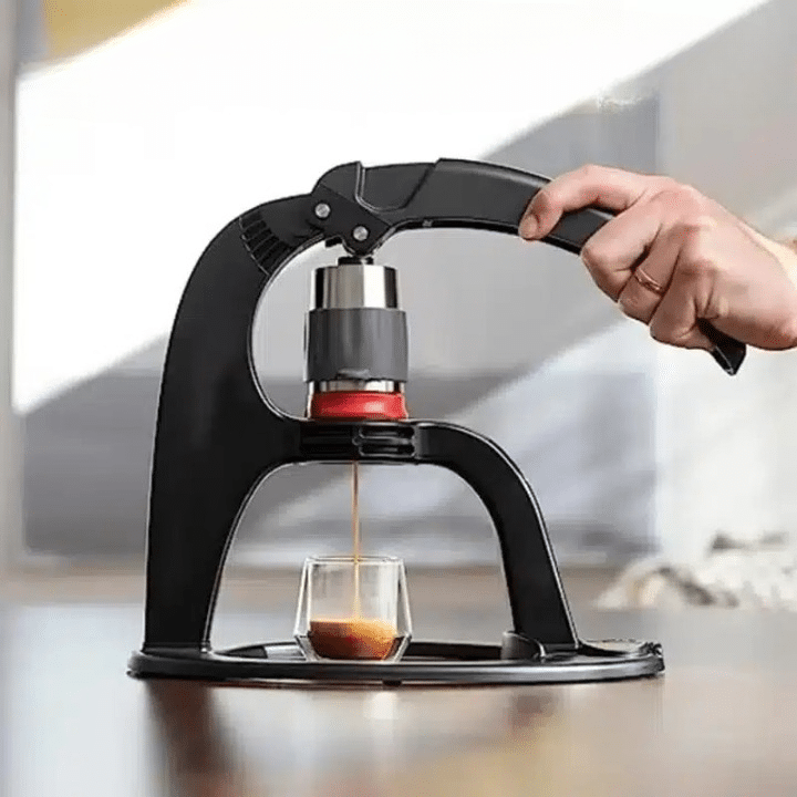 Machine à Café Manuelle en Acier Inoxydable Espresso Professionnel - vue 4