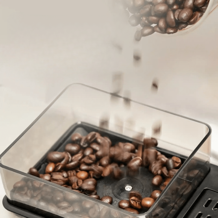 Machine à Café Semi-Automatique en Acier Inoxydable avec Broyeur Intégré - vue 2