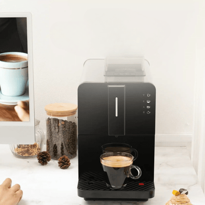 Machine à Café Semi-Automatique en Acier Inoxydable avec Broyeur Intégré - vue 4