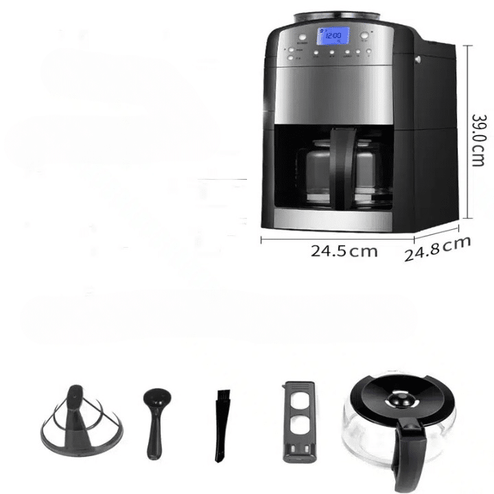 Machine à Café Barista en Acier Inoxydable 1,25L - vue 2