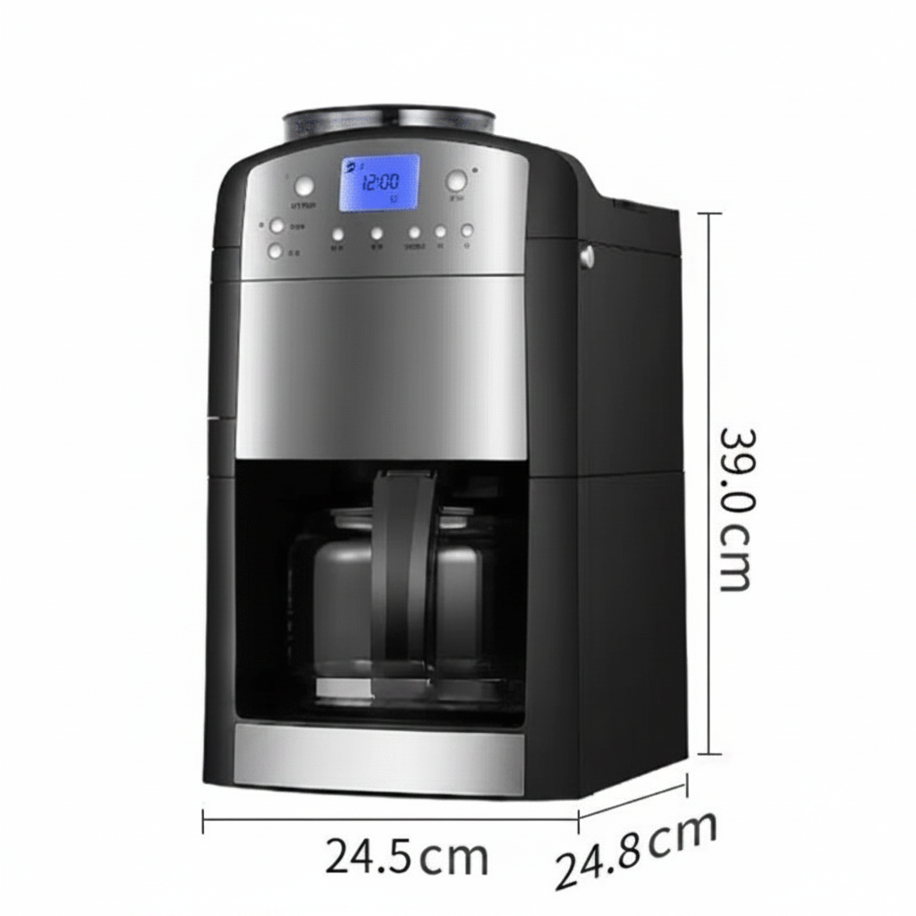 Machine à Café Barista en Acier Inoxydable 1,25L - vue 3