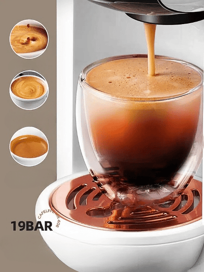 Machine à Espresso Professionnelle 5 en 1 en Acier Inoxydable - vue 2