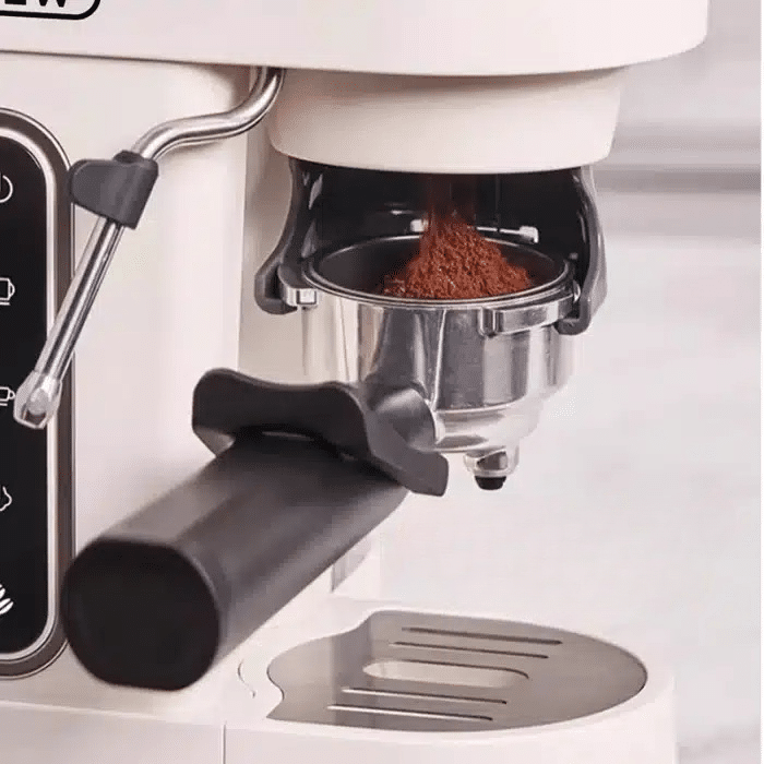 Machine à Café Grain Compacte en Acier Inoxydable avec Broyeur 15 Niveaux - vue 3