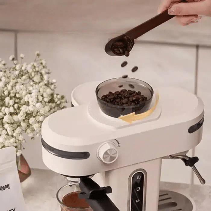 Machine à Café Grain Compacte en Acier Inoxydable avec Broyeur 15 Niveaux - vue 4