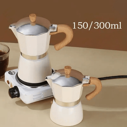 Cafetière Moka Pot en Aluminium 6 Tasses - vue 3
