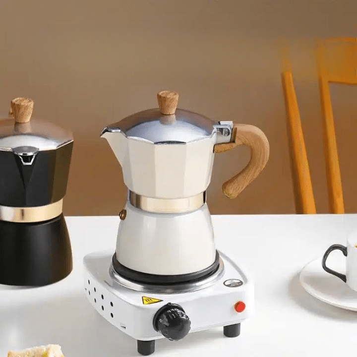Cafetière Moka Pot en Aluminium 6 Tasses - vue 4