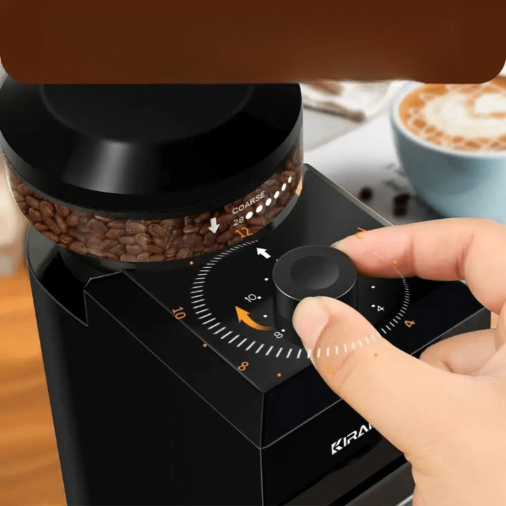 Moulin à Café Électrique en Acier Inoxydable 28 Vitesses - vue 4