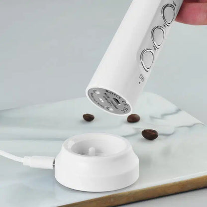 Mousseur à Lait Sans Fil 3 Vitesses - Accessoire Café Pratique - vue 2