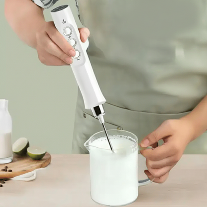Mousseur à Lait Sans Fil 3 Vitesses - Accessoire Café Pratique - vue 6